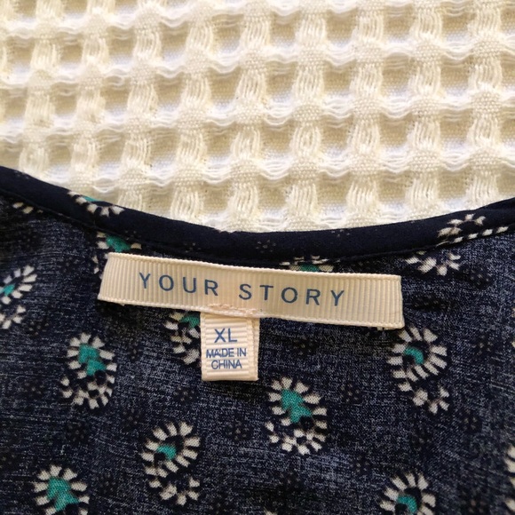 Your Story Cold Shoulder Shirt - Picture 3 of 3